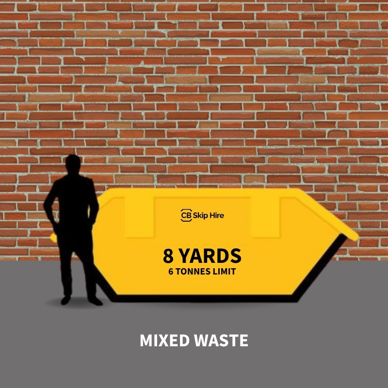 8 yard builder skip